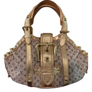 Louis Vuitton Gold and Beige Women's Bag